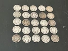 25.  Mercury  dimes,  mostly 1926,  90% Silver