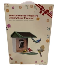 Harymor Smart Bird Feeder, Solar Powered, AI Bird Recognition, 2K Live Video Q8