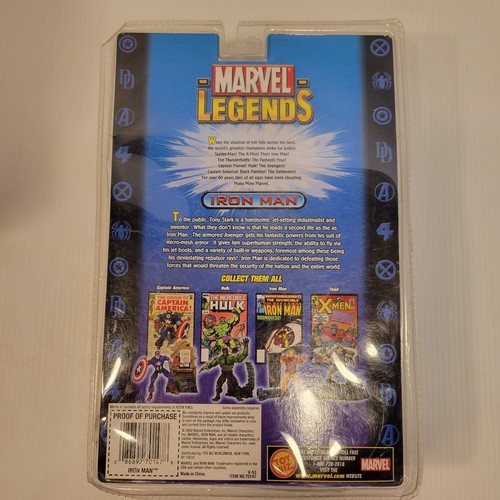 ToyBiz Marvel Legends Series 1 Invincible Iron Man Sealed mit Comic - Bild 2 von 6