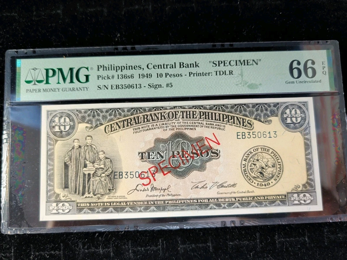 Philippine Paper Money Specimens for sale | eBay