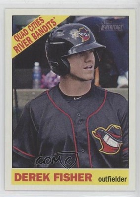 2015 Topps Heritage Minor League Edition Derek Fisher #38 3n4