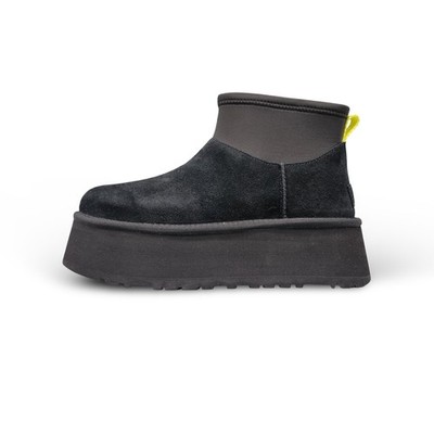 Original UGG Classic Mini Dipper Boot Black Yellow 1168170-BLK NEU