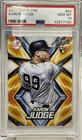 2017 Topps Fire - Aaron Judge #62 PSA 10🔥 Rookie RC New York Yankees