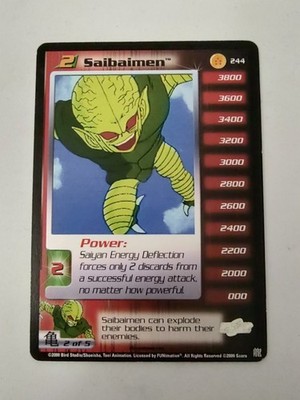 Saibaiman Lvl 2 244 - Saiyan Saga Limited - Dragon Ball Z CCG DBZ Score LP