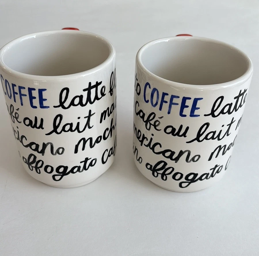 Juego de 2 tazas Lenox de Kate Spade NY con garabatos calientes Foto 4 de 4