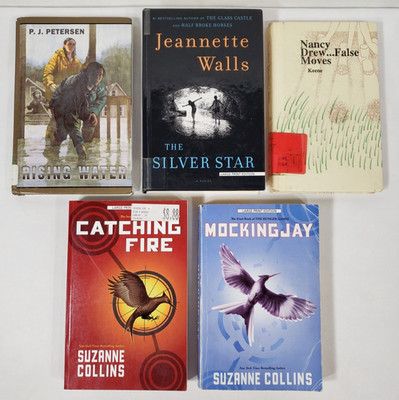 Large Print Teen Books Lot Of 5 YA Fiction Bundle Young Adult Novels Hardcovers
