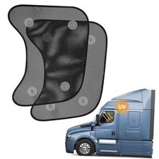 Side Window Sun Shade Custom-Fit Freightliner Cascadia(All Years) | 99% Black