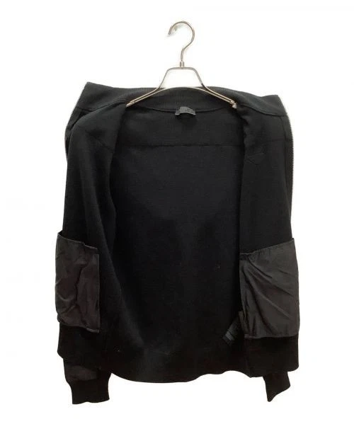 PRADA Felpa con cappuccio commutazione materiale diverso M