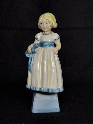 Royal Worchester Debbie HN2385 Bone China Blue Dress 1968 Mint Condition