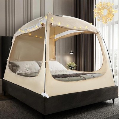 Bed Tent Bed Canopy Breathable 100% for Adult and Kids- Original Design Light 