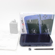 [ MINT IN BOX ] NINTENDO NEW 3DS XL Metallic Blue Console From Japan 4929