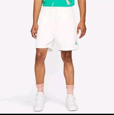 Nike Men's Jordan Jumpman Poolside Shorts White CZ4751-100 L   Ships Same Day
