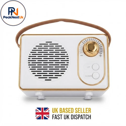 Retro Style Portable Bluetooth Speaker DZ-004 Wireless 5W ABS Speaker