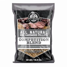 All-Natural Hardwood Competition Blend BBQ Grilling Pellets 40 lb Bag