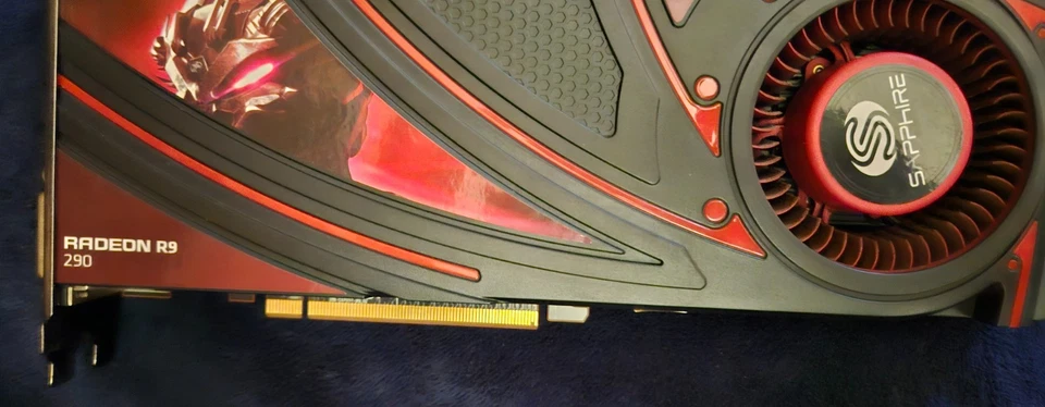 Dos tarjetas gráficas pc AMD 290 X R9 MSI Doble Conexión 4GB Foto 4 de 4