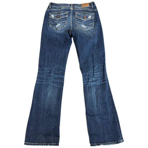 Jeans bootcut BKE Payton donna vita media lavaggio medio blu denim taglia 27x31,5 - Foto 2 di 3