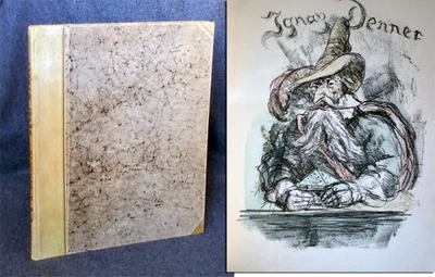 E.T.A. Hoffmann: Ignaz Denner; mit Orig.Lithograhien von W. Wellenstein, Vorzugs - Bild 1 von 4