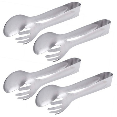 HINMAY Servierzange 8 Zoll Edelstahl Salatgabel 8 Zoll, silber 