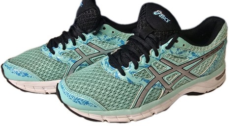Asics Gel-Excite 4 Damengröße 9 aruba blau Laufen Sportschuh T6E8N Sneaker