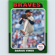 2024 Topps Heritage High Number - Darius Vines #650 (RC) - Green - Braves