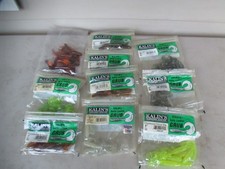 Kalin's Salty Lunker Grub 5" Soft Plastics Lot Part Bags 60++ Pcs
