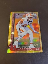 2025 Topps Chrome Benjamin Morrison Gold Leather Refractor /50 Rc  Bucs #355