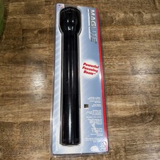 MagLite Heavy-Duty Incandescent 3-Cell D Flashlight, Black 45 Lumens Vtg