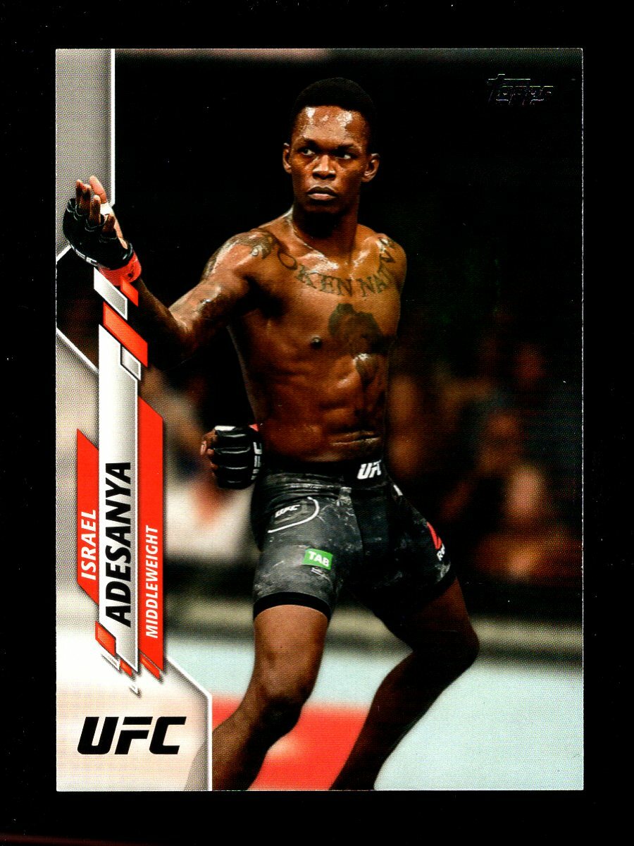 2020 TOPPS UFC #75 ISRAEL ADESANYA THE LAST STYLEBENDER