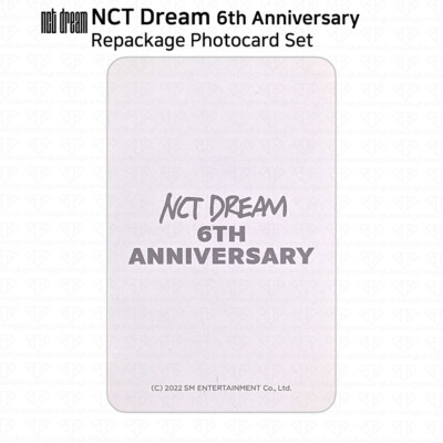 【NCT DREAM】 ドリム 6周年記念 MD フォトカードセット NCT Dream 6th Anniversary Repackage Photocard Set SMTown