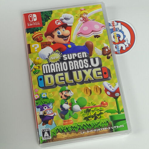 New Super Mario Bros. U Deluxe Switch Japan FactorySealed Game In MULTI-LANGUAGE - Foto 1 di 5