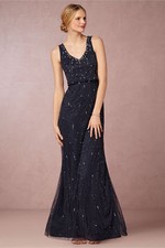 Adrianna Papell Midnight Brooklyn Dress size 6 MSRP: $280 BHLDN