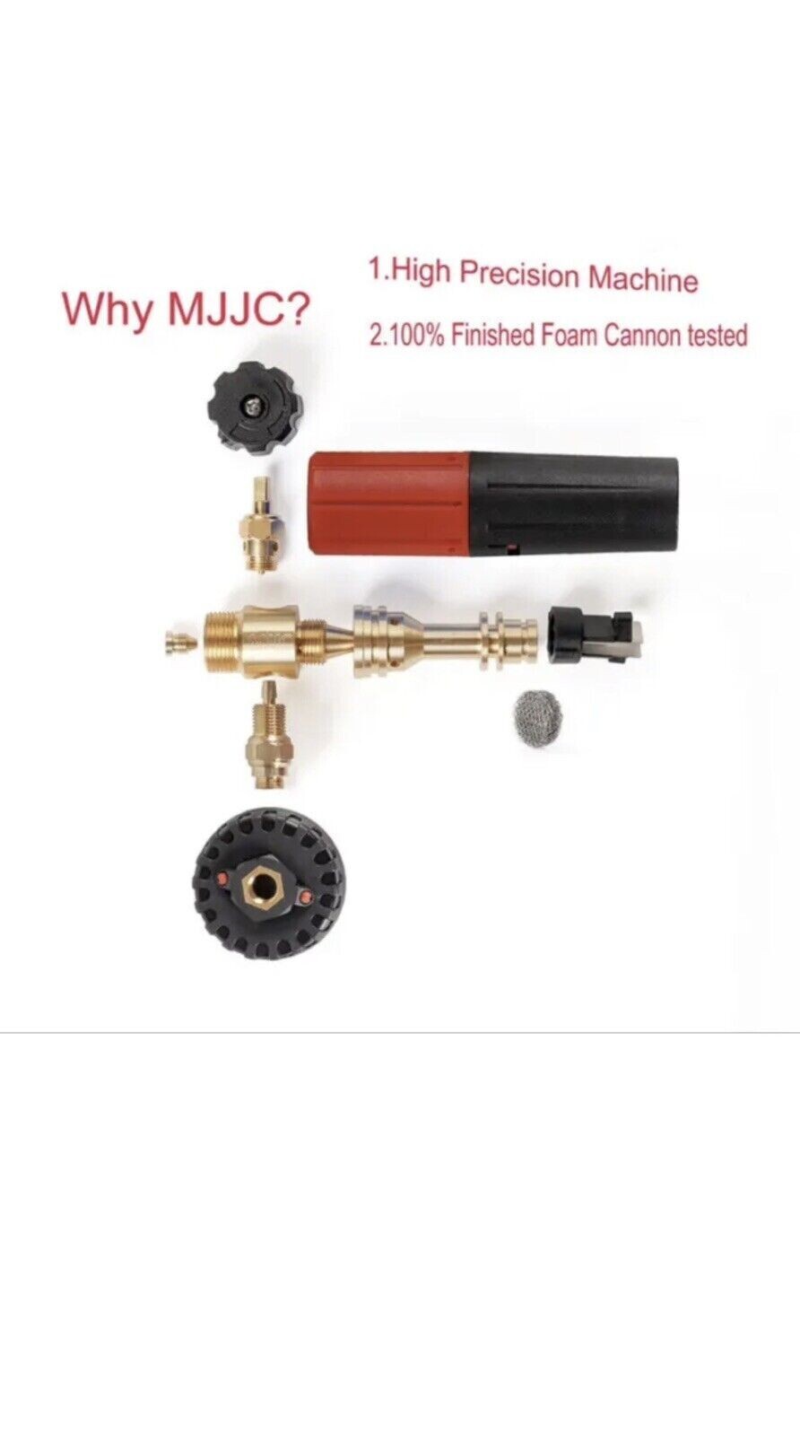 NEW MJJC Foam Cannon Pro V2.0 1/4" Quick Connect Premium Thick Snow Gun Lance eBay