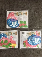 Olive Kids Tea Party Wallies New s/3 - 75 Total New Tea Pot Cupcakes