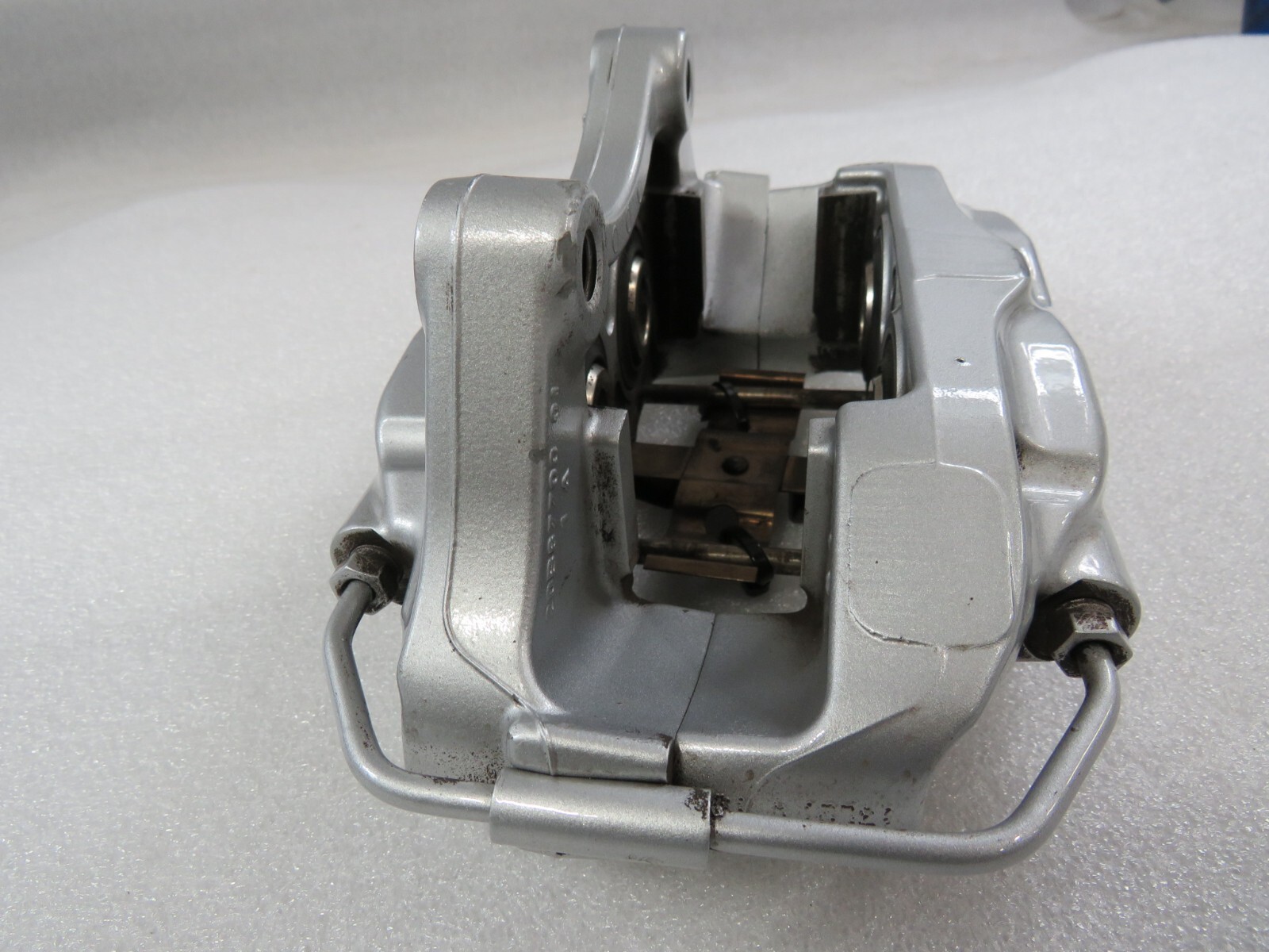 Maserati Ghibli, LH, Left, Rear Brake Caliper, Silver, Used, P/N 670006312