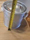 ICE BUCKET HAMMERED ALUMINUM INSULATED PYREX INSERT HANDLES Floral — photo 10