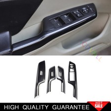 For Honda Civic 9th 2012-2015 Carbon Fiber Window Lift Panel Switch Cover Trim For Honda Civic 9th 2012-2015 Carbon Fiber Window Lift Panel Switch Cover Trim