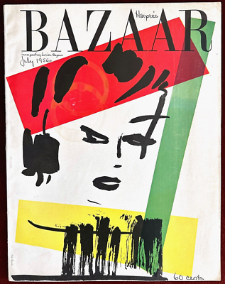 Harper's Bazaar Magazine ~ July 1956 ~ John F. JFK Kennedy Dahl
