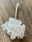 1.25” Iridescent Organza Star Flowers Wire Stems Diy 12 bouquets of 12, 144 pcs