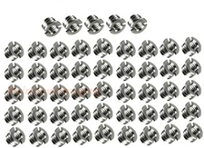 (50 Pcs ) Stainless Steel 3/8"-16 to 1/4"-20 Convert Screw Adapter for Tripod