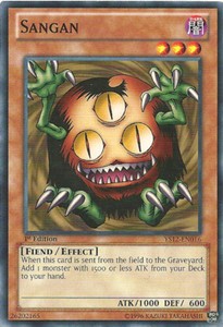 Sangan - YS12-EN016 - Common - 1st Edition x3 - Near Mint