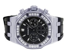 Audemars Piguet Royal Oak Offshore Chronograph 37MM Factory Diamond Watch 5