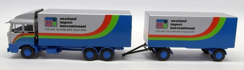 Lion Car 1/50 Scale - Nr.74 DAF + Trailer Westland Import Inter Model Truck - Picture 2 of 5