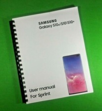 Owners Manual for Samsung Galaxy S10e S10 S10 For Sprint Phone 176 Pages