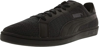 Puma Sneaker Tenis Puma Smash Knit C PUMA Men's Smash Knit C Black