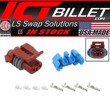 ICT Billet LS Gen 3 Purge Valve EVAP Solenoid Connector Component Kit