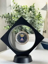 U S AIR FORCE AUXILIARY CIVIL AIR PATROL Challenge Coin With Display Case