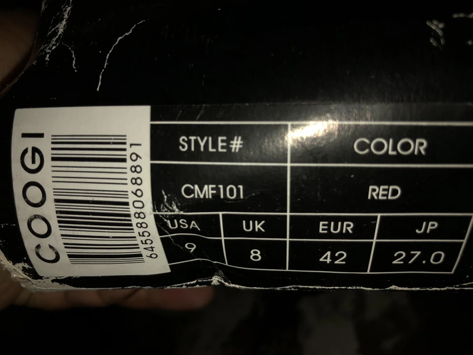 красные туфли coogi - Изображение 2 из 2