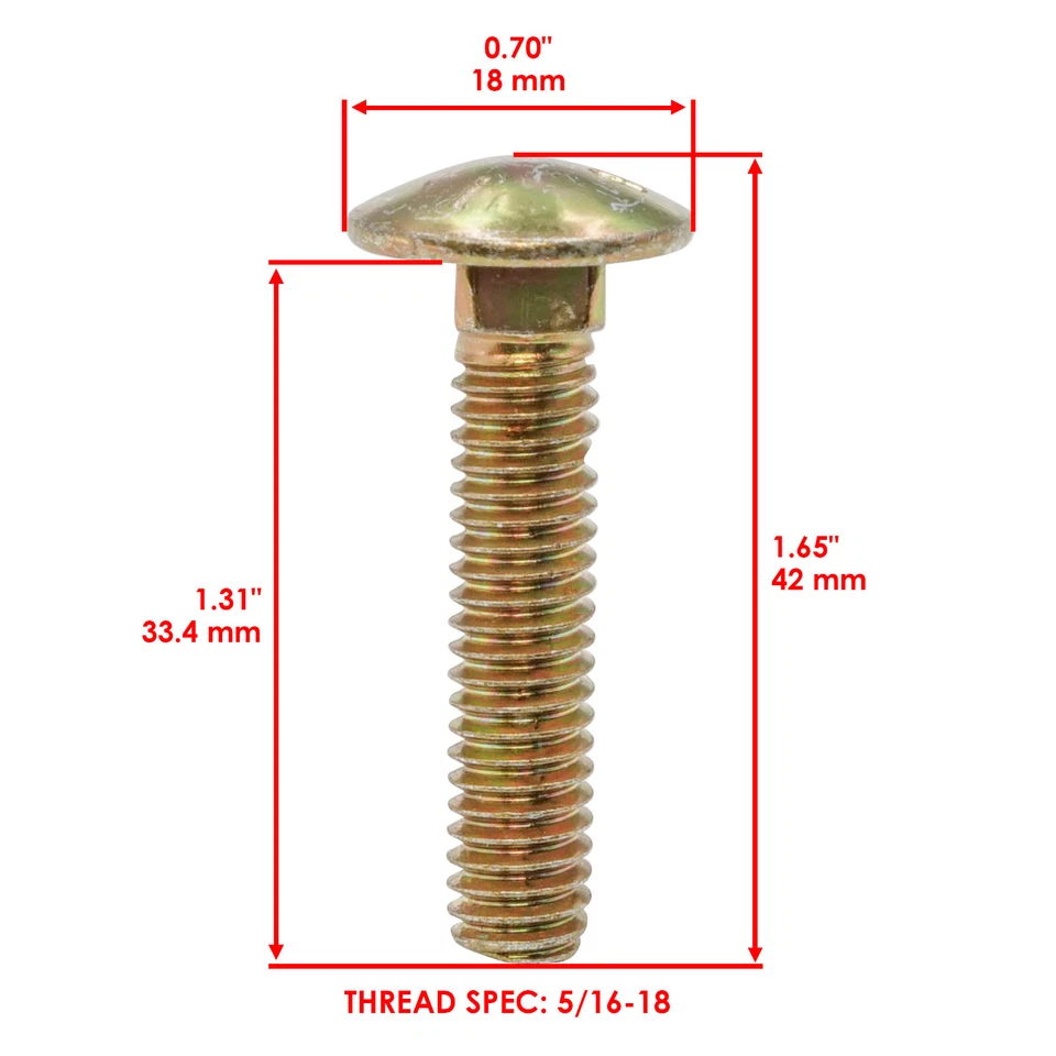 Exhaust Muffler Silencer Kit for Polaris Ranger 500 2x4 4x4 EFI 2006 2007-2009 - Image 2 of 4