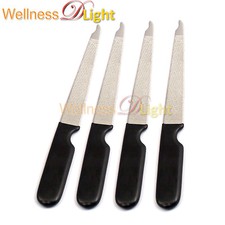 New 5" Metal Nail File With Plastic Handle Set Of Four pcs / 5 Inch