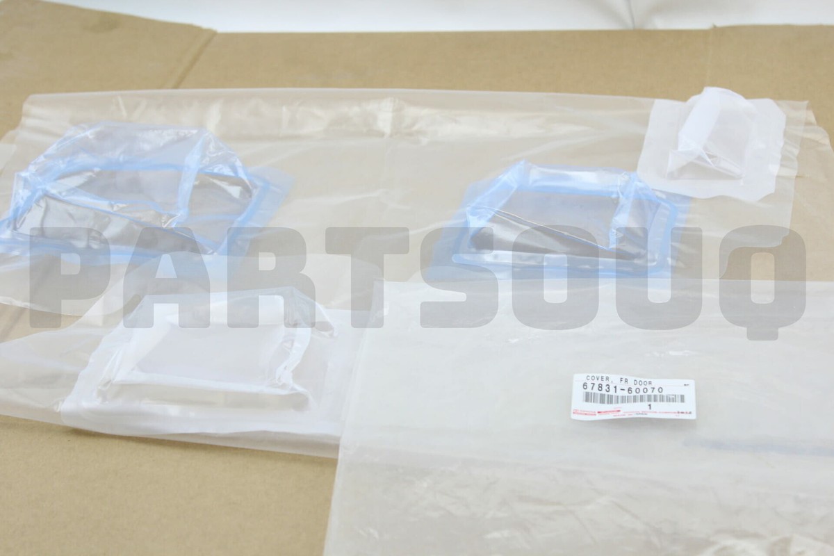 6783160070 Genuine Toyota COVER, FRONT DOOR SERVICE HOLE, RH/LH